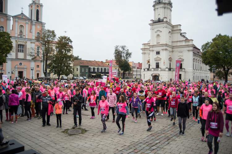 bėgimas, Rožinis sekmadienis Kaune: solidarumas ir eismo apribojimai, Kaunieciams.lt