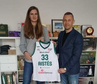 „Aistės-LSMU“, Pastiprinimas Kaune – „Aistės-LSMU“ vidurio puolėja, Kaunieciams.lt