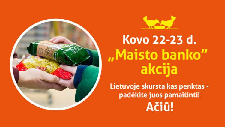 Maisto bankui, „Maisto banko“ akcija Kaune ir Kauno rajone, Kaunieciams.lt