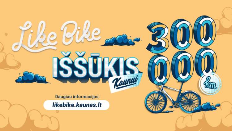 kauniečiai, Kaunas meta iššūkį kauniečiams: per mėnesį 300 tūkst. kilometrų dviračiu, Kaunieciams.lt